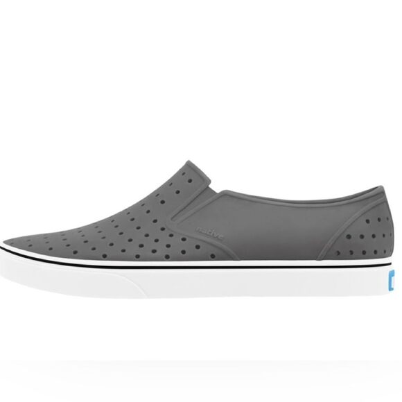 Native Shoes Miles Dublin Grey Slip On Shoe - Picture 1 of 10